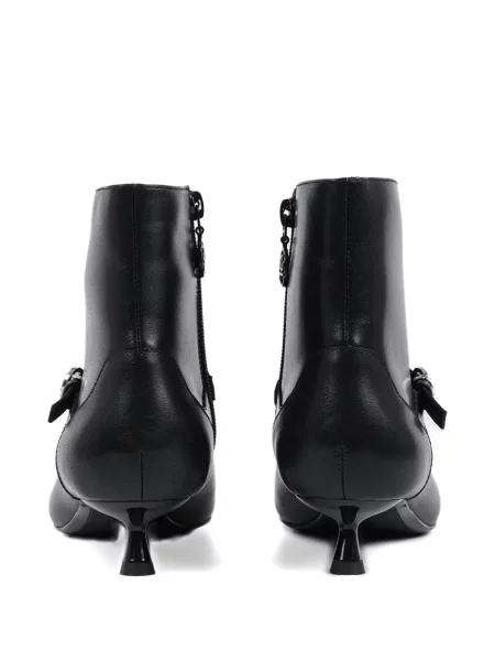 Cizme scurte Karl Lagerfeld din piele negru
