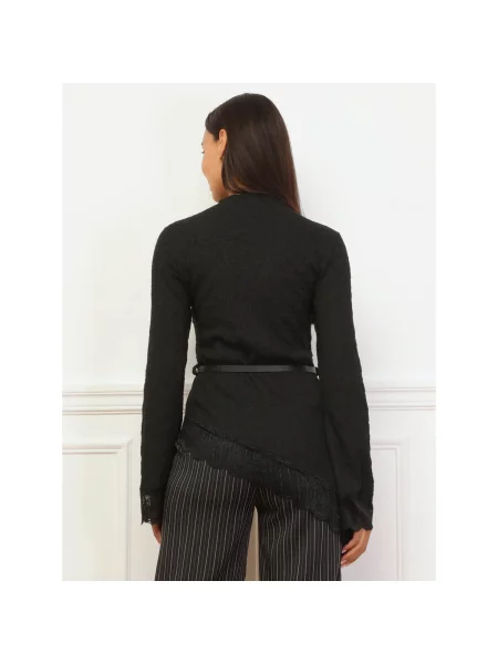 Top La Modeuse negru