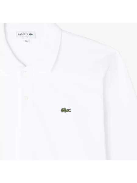 Поло Lacoste белое