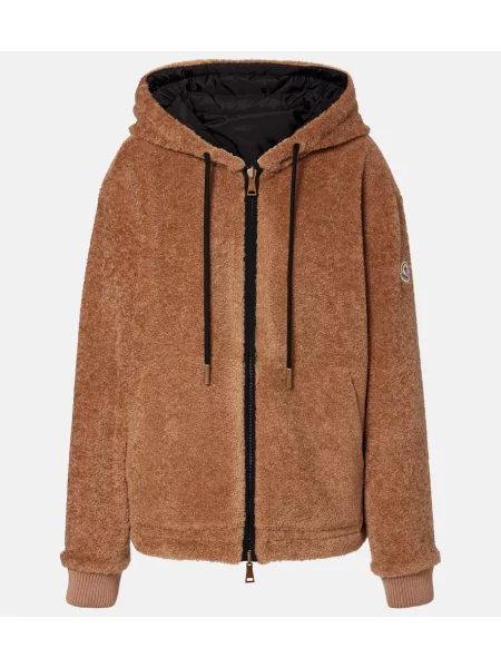 Top Moncler dwustronny brązowy