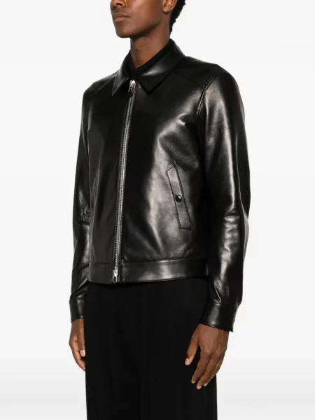 Geanta de piele Tom Ford negru
