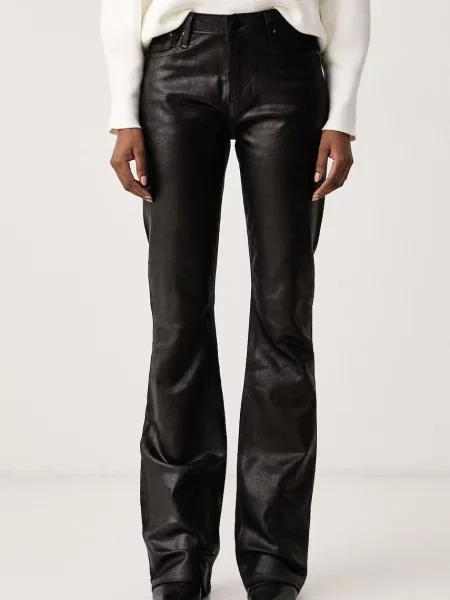 Guess blugi flared pentru femei SEXY FLARE negru