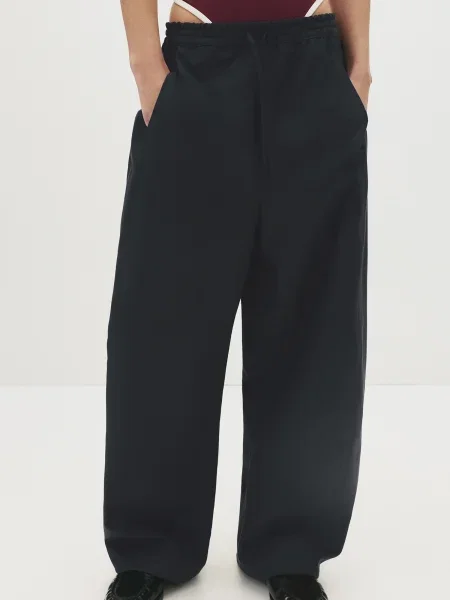 Pull&Bear Pantaloni marin albastru