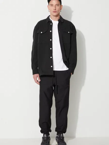 Спортивні штани Carhartt WIP American Script Jogging Pant чорні