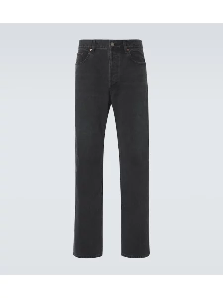 Blugi drepți Saint Laurent negru