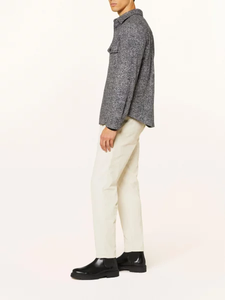 Brax Manšestrové Kalhoty Tino Relaxed Tapered Fit béžová