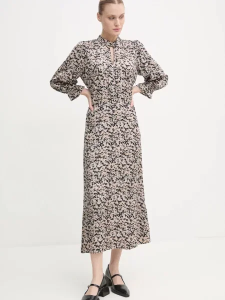 Bruuns Bazaar ruha maxi egyenes fekete