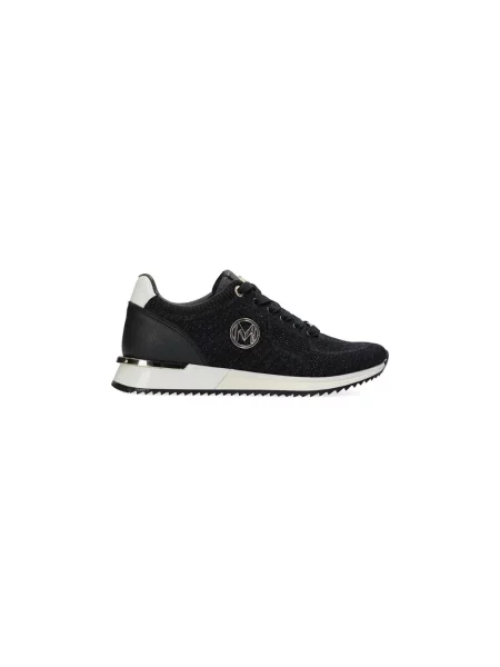 Lniane sneakersy Mexx niebieskie