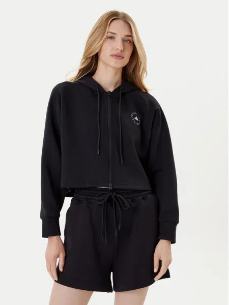 ADIDAS BY STELLA MCCARTNEY Sportski gornji dio trenirke / bijela crna