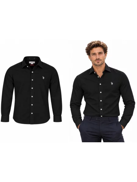 Polo majica Us Polo Assn crna