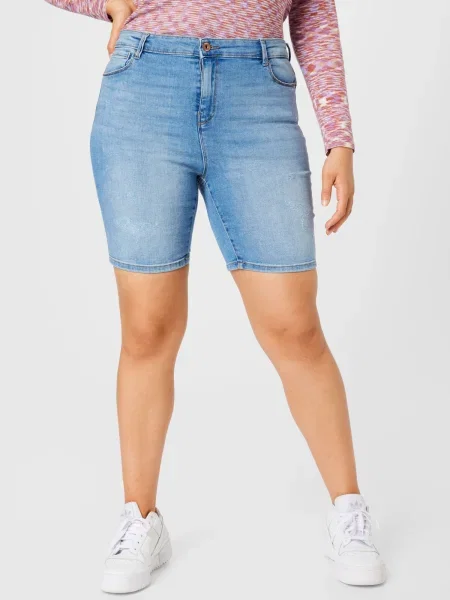 ONLY Carmakoma Jeans Laola denim albastru
