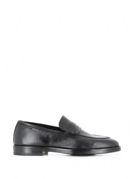 Pantofi loafer Alexander Hotto din piele negru