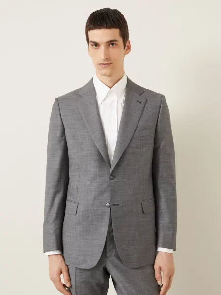 Brioni Oblek Trevi Slim Fit šedá