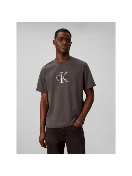 Tricou Calvin Klein Jeans gri