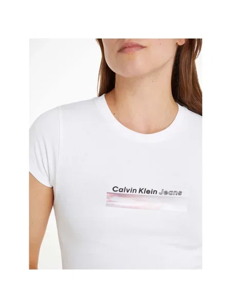 Calvin Klein Jeans Tricou alb