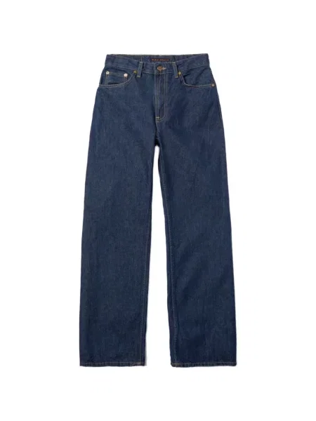 Blugi cu picior larg Nudie Jeans albastru