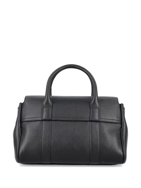 Iš natūralios odos mažas odinė rankinė Mulberry juoda