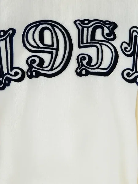 Pulover Max Mara cu decolteu rotund alb