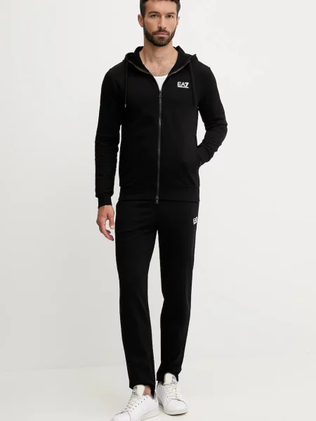 Garnitur Ea7 Emporio Armani garniturowy czarny