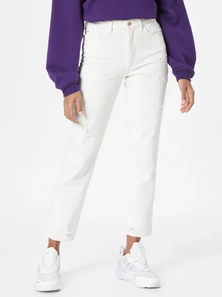 ONLY Jeans Fine denim alb