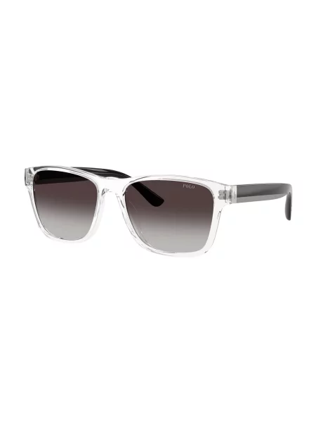 Polo Ralph Lauren Ochelari de soare metalic / transparent gri