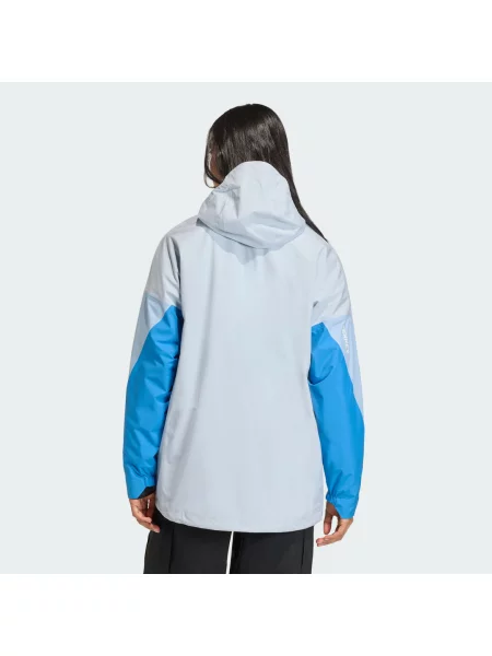 Kurtka anorak Terrex Xploric Layer CLIMAPROOF niebieska