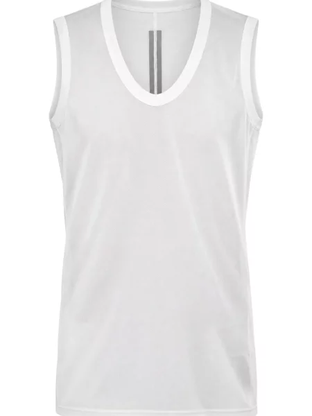 Top Rick Owens tricotate alb