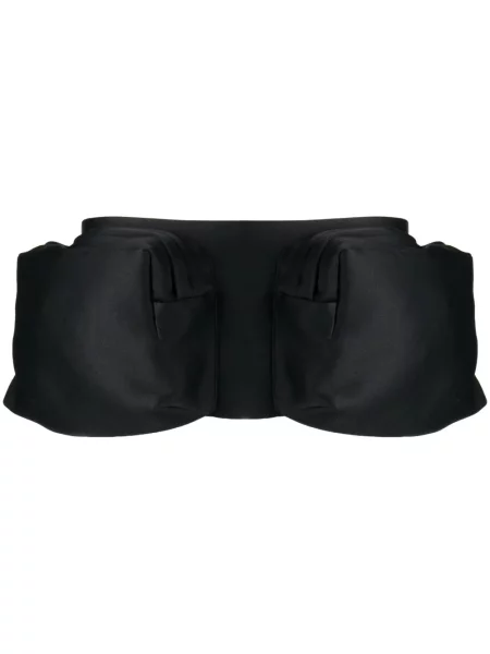 Remen Miu Miu peplum crna