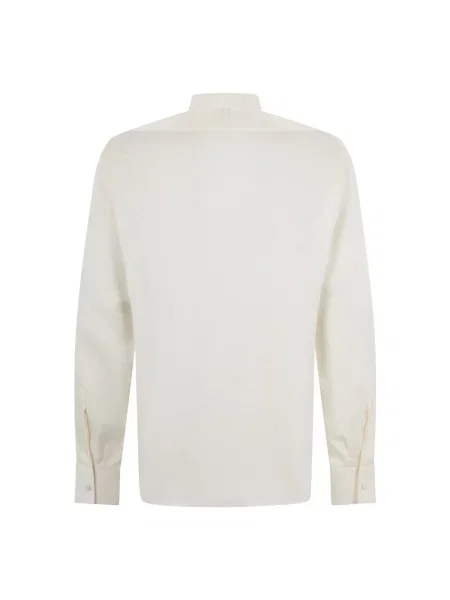 Koszula Tom Ford w grochy biała