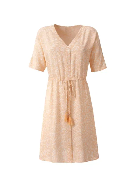 Heine Rochie portocaliu caisă alb