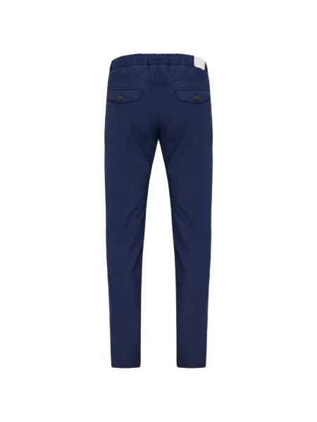 Pantaloni Eleventy cu cordon albastru