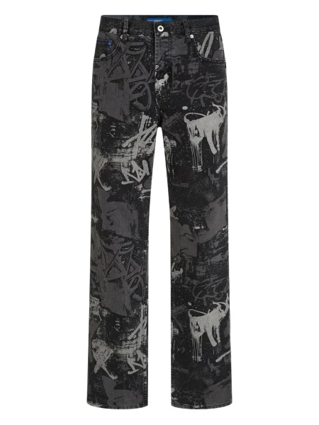 Blugi Karl Lagerfeld Jeans cu 5 buzunare negru