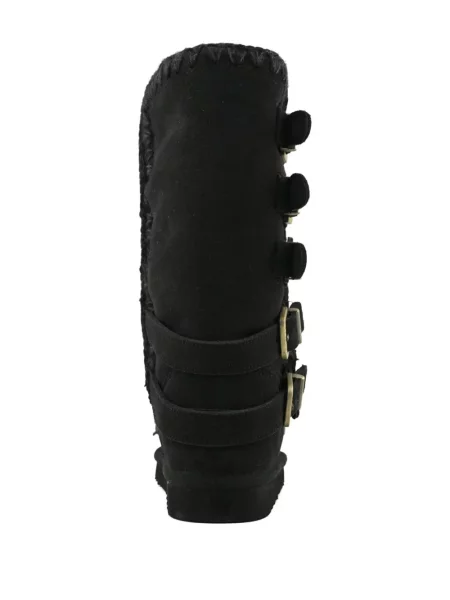Botine Mou cu cataramă negru