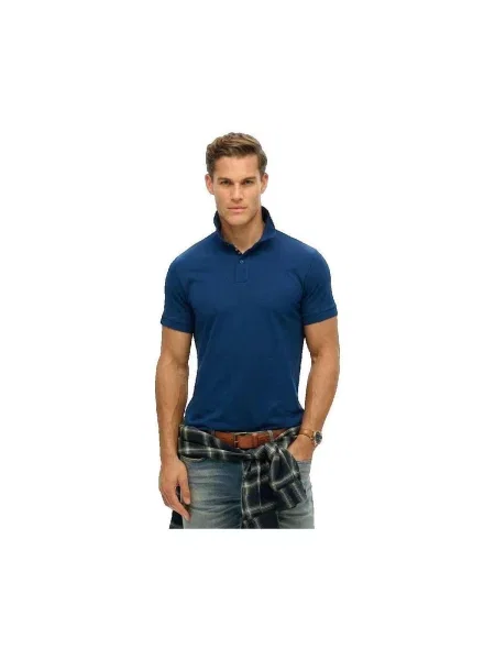 Tricou polo Superdry albastru