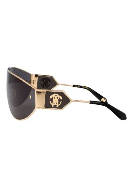 Ochelari de soare Roberto Cavalli cu imprimeu geometric negru