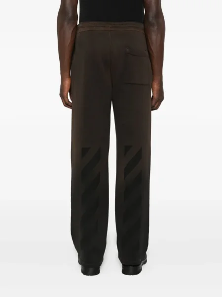 Pantaloni Off-white cu cordon alb