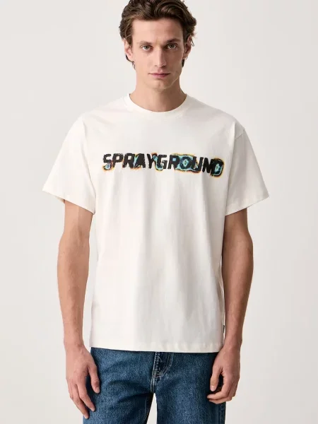 Sprayground tricou pentru bărbați din bej