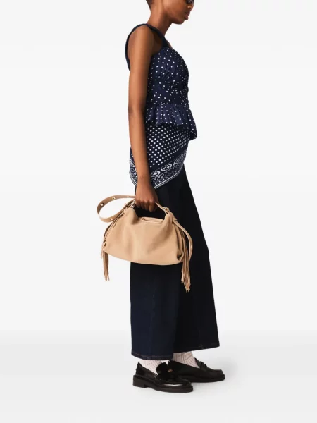 Bluză Maje cu buline albastru