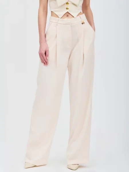 Штани Elisabetta Franchi бежеві