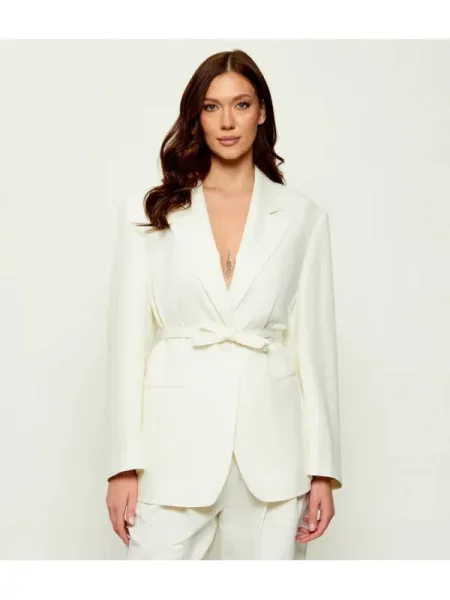 BOSS ORANGE Sacou | cu adaos de in alb