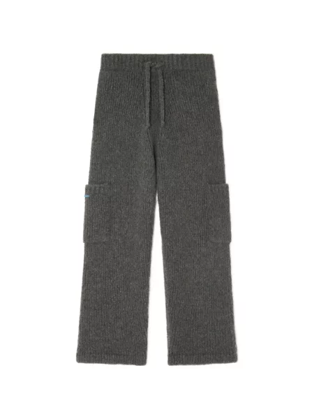 Pantaloni cargo Alanui tricotate gri