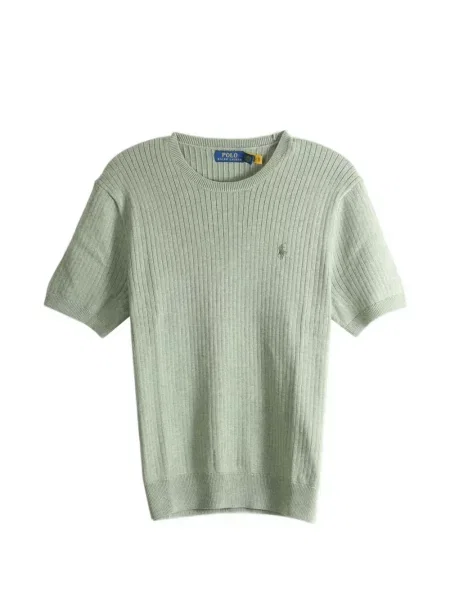 Πουλόβερ Polo Ralph Lauren με αυτόγραφο πράσινο