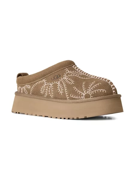 UGG copati semišasti W Tazz Botanic rjava