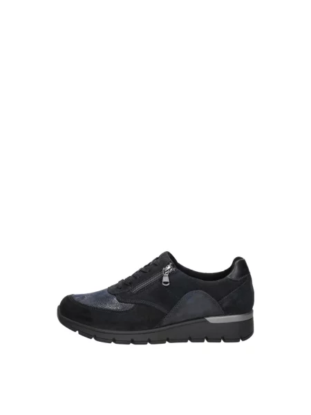 Sneakersy Waldläufer skórzane niebieskie