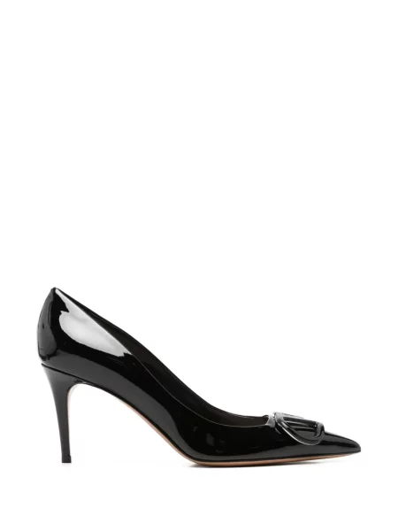 Pantofi cu toc Valentino Garavani din piele de lac negru