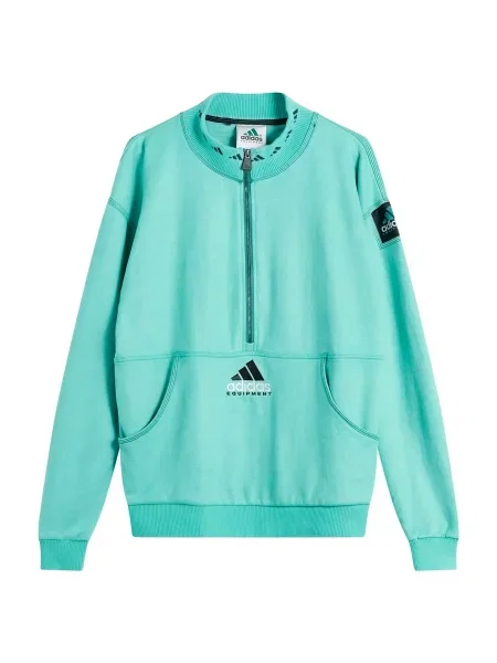Sweter z golfem Adidas zielony