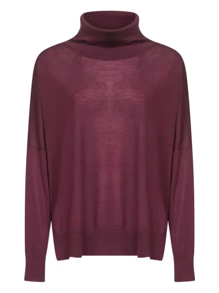 Sweter Blanca Vita wełniany fioletowy