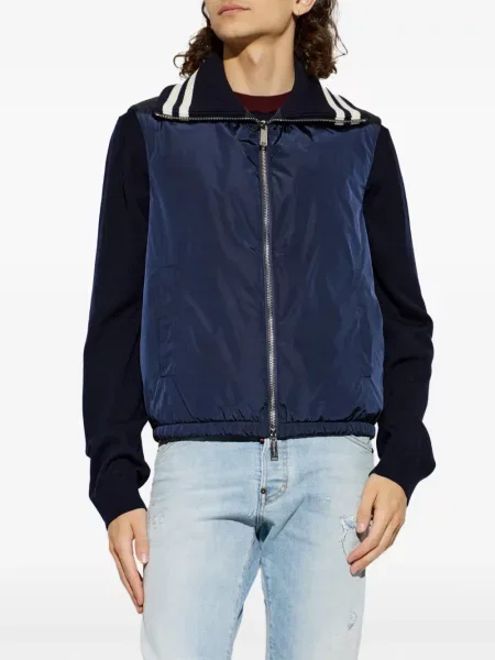 Vestă Dsquared2 cu dungi albastru