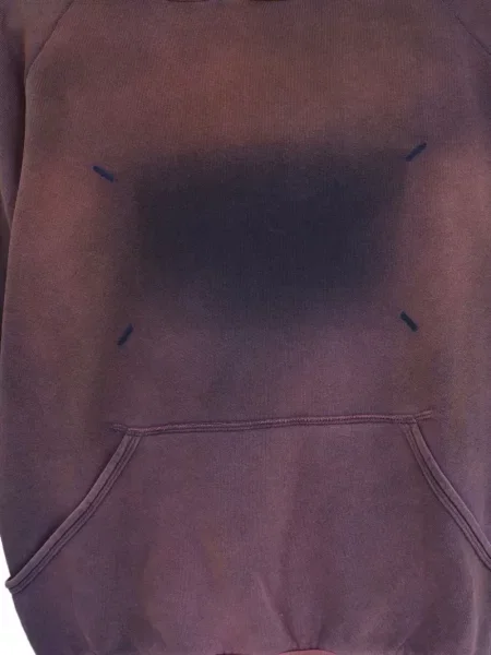 Mikina s kapucí Maison Margiela fialová