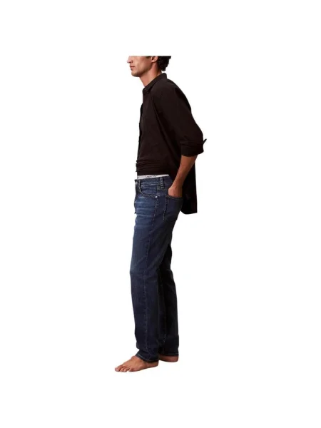 Blugi Calvin Klein Jeans albastru